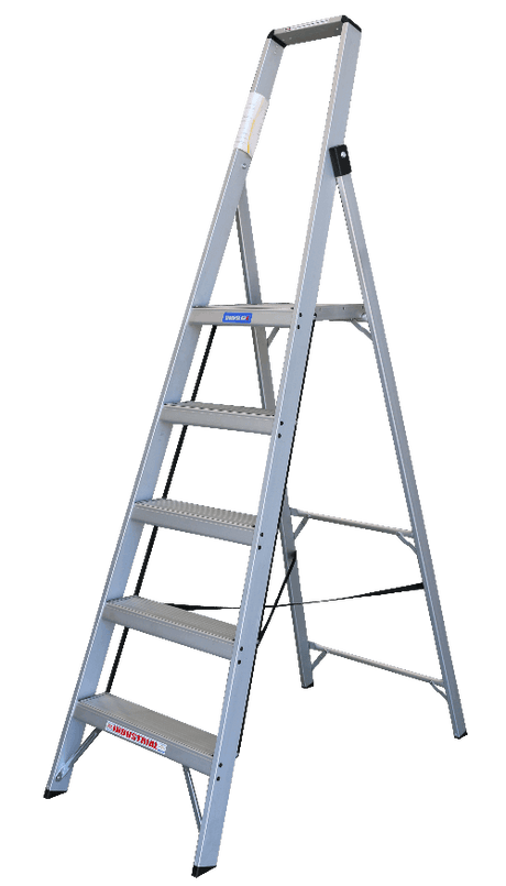 Tradesman Industrial Aluminium Slimline Platform Ladder - Super Lightweight