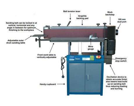 Tooline Oscillating Horizontal & Vertical Belt Sander