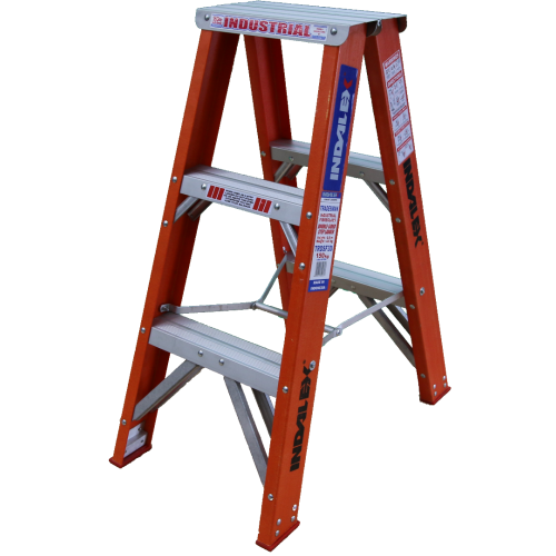 Tradesman Industrial Double Sided Fibreglass Step Ladder