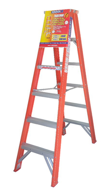 Tradesman Industrial Double Sided Fibreglass Step Ladder