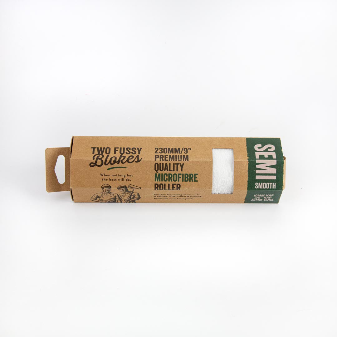 Two Fussy Blokes 230mm Semi Smooth Microfibre Roller Sleeve, 10mm Nap