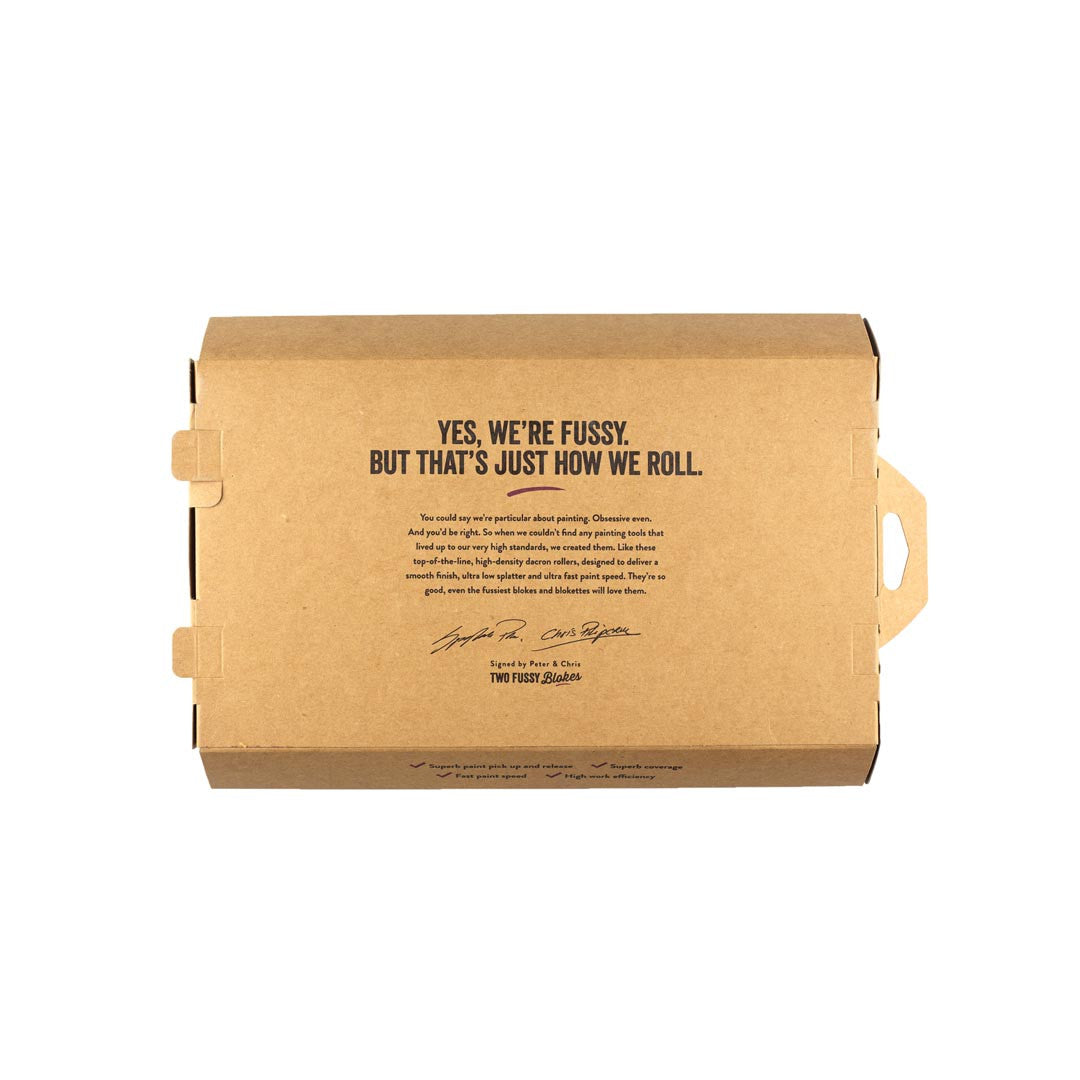 Two Fussy Blokes Dacron Roller Sleeve, 270mm x 10mm Nap - Contractor 3 pack