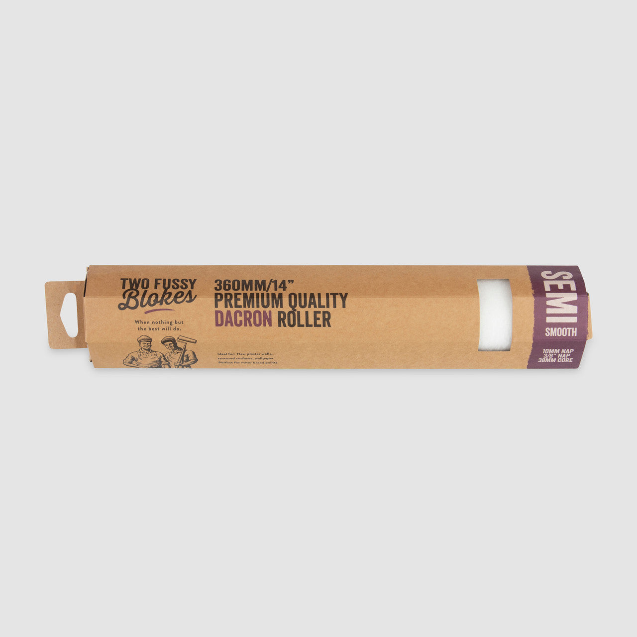 Two Fussy Blokes Dacron Roller Sleeve, 360mm x 10mm Nap