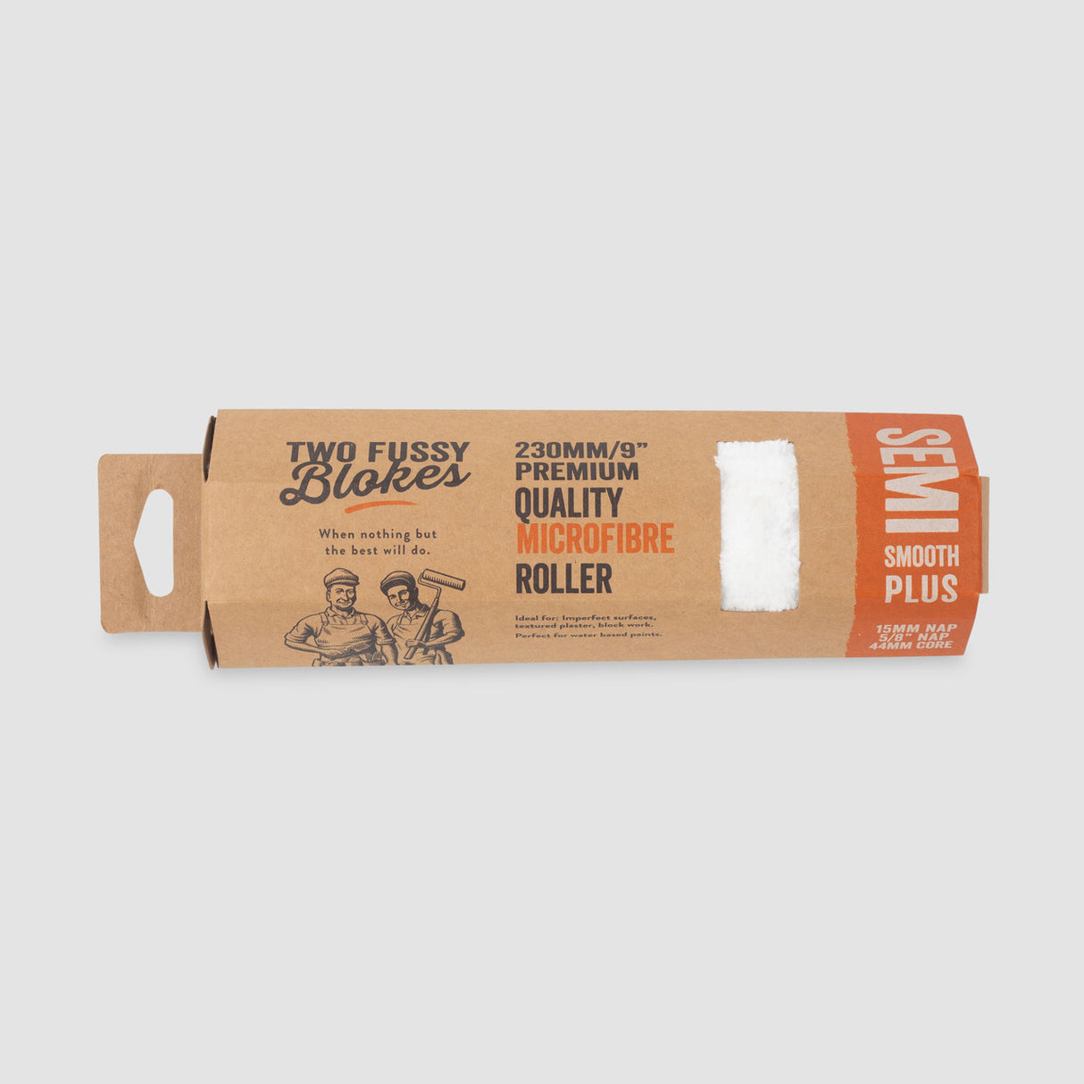 Two Fussy Blokes Microfibre Roller Sleeve, 230mm x 15mm Nap