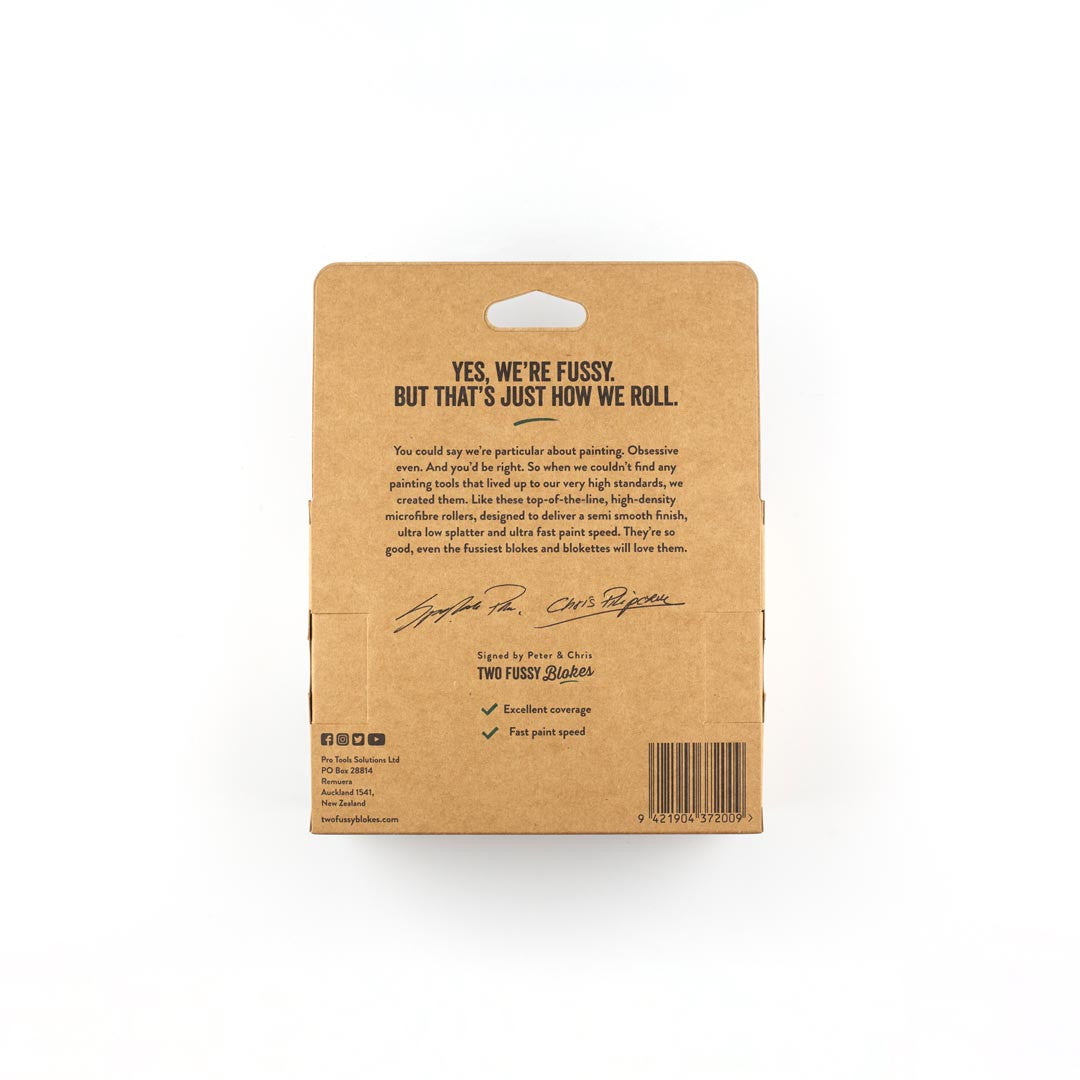 Two Fussy Blokes 10mm Mini Microfibre Roller Sleeve, 10 pack