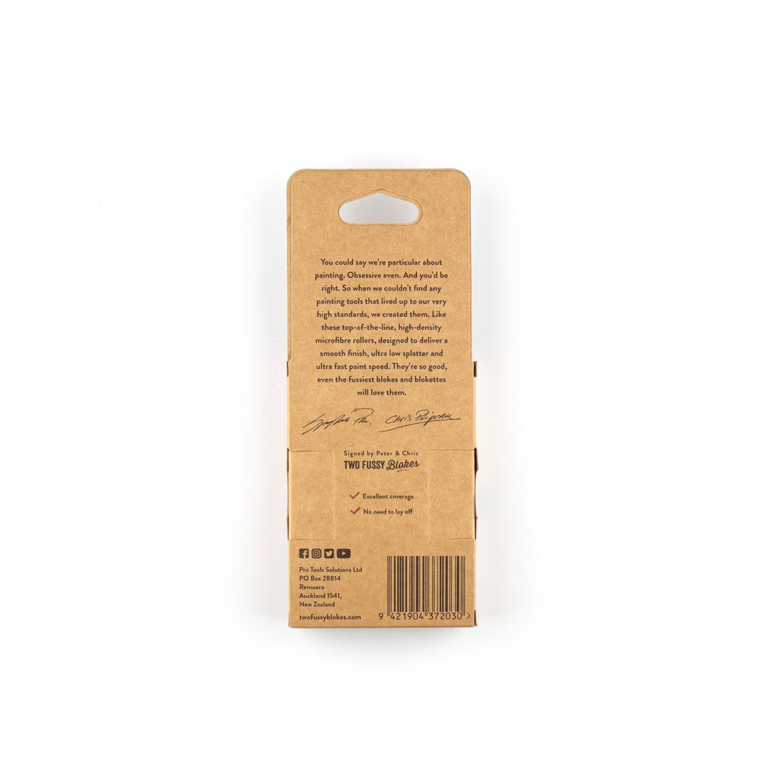 Two Fussy Blokes Mini Microfibre Roller Sleeves, 5mm Nap, 3 Pack