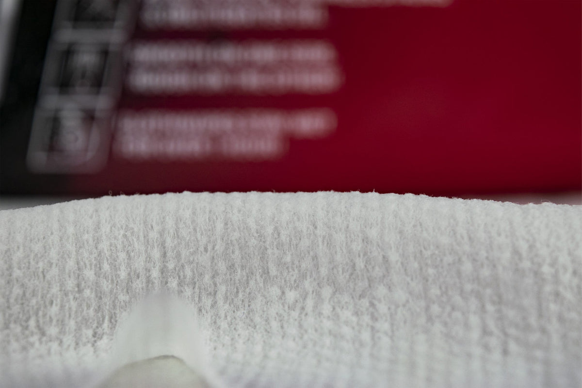 Wipe fiber up close and personal