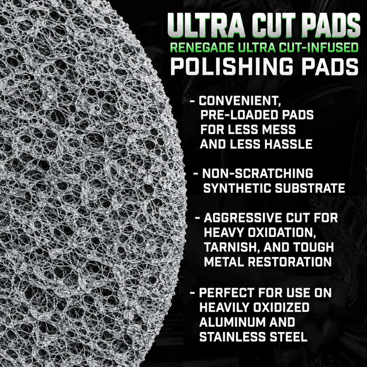 Ultra Cut-Infused Polishing Pads
