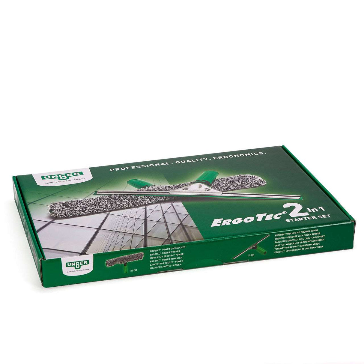Unger ErgoTec 2 in 1 Window Cleaning Starter Kit