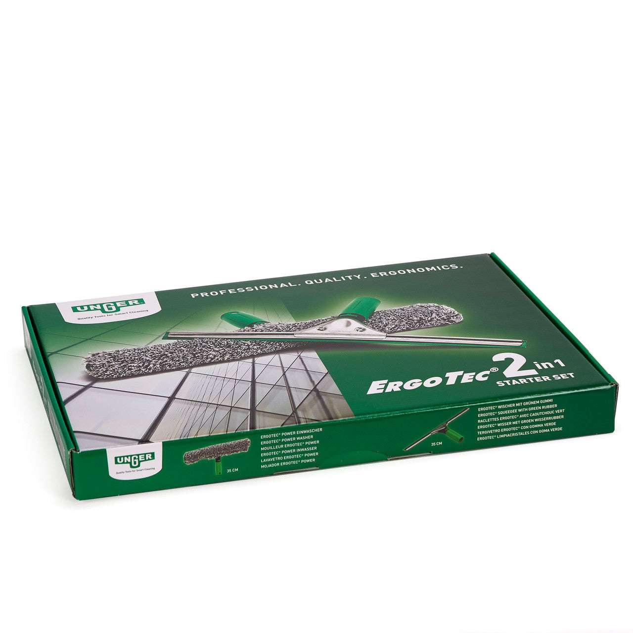 Unger ErgoTec 2 in 1 Window Cleaning Starter Kit