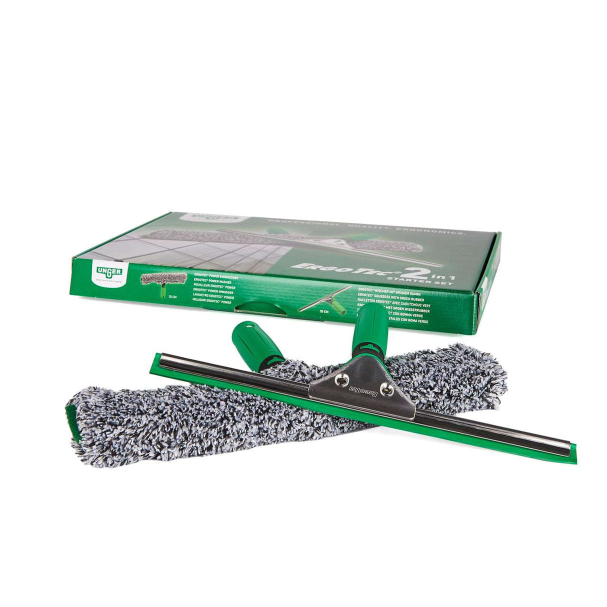 Unger ErgoTec 2 in 1 Window Cleaning Starter Kit