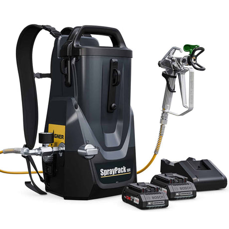 Wagner 18V SprayPack Professional Airless Sprayer - The Ultimate In Cordless Spraying - INCLUDES $300 FREE ACCESSORIES