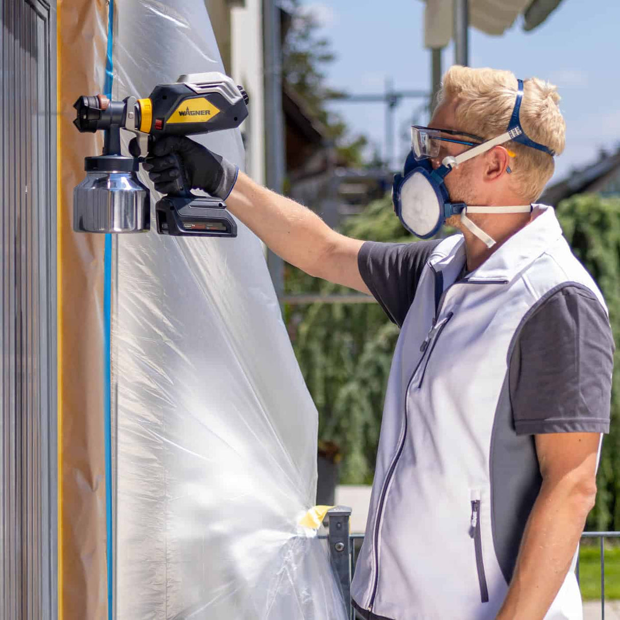 Wagner FC4000  - 18V Cordless Professional Fine Finishing XVLP Sprayer - INCLUDES FREE STANDARD SPRAY ATTACHMENT