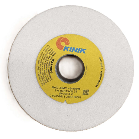 150mm x 19mm White Aluminium Oxide Grinding Wheels - Multi Bore
