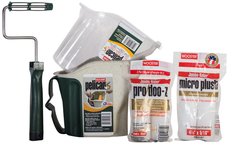 Wooster Ultimate Mini Roller Kit - Bucket, Liners, Roller Frame and Sleeves