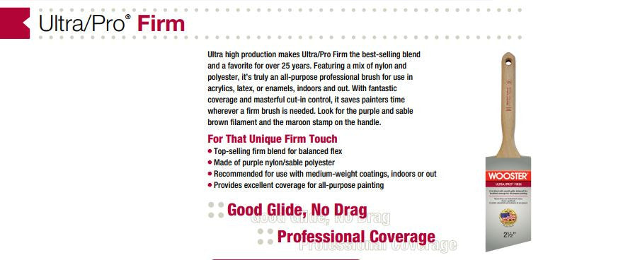 Wooster Ultra Pro Firm Brush