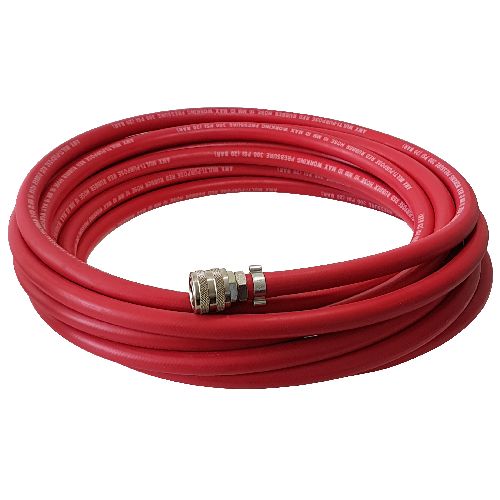 10mm AMX Rubber Air Hose - 3/8" Big Bore (Nitto) Couplings - 10m And 20m