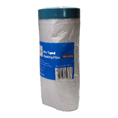 1800mm x 15m Cover Quick Premium Cloth Pre Taped Masking Film - Includes Dispenser