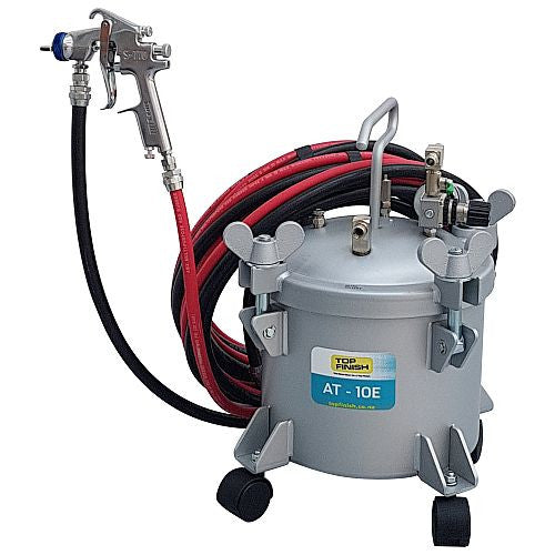 10 litre Industrial Pressure Pot Including 5m Hose Set And Industrial Spray Gun