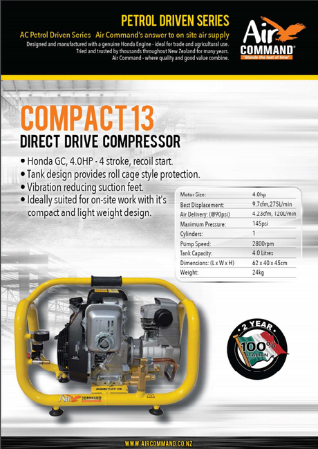 Air Command Compact 13 Direct Drive Compressor Brochure