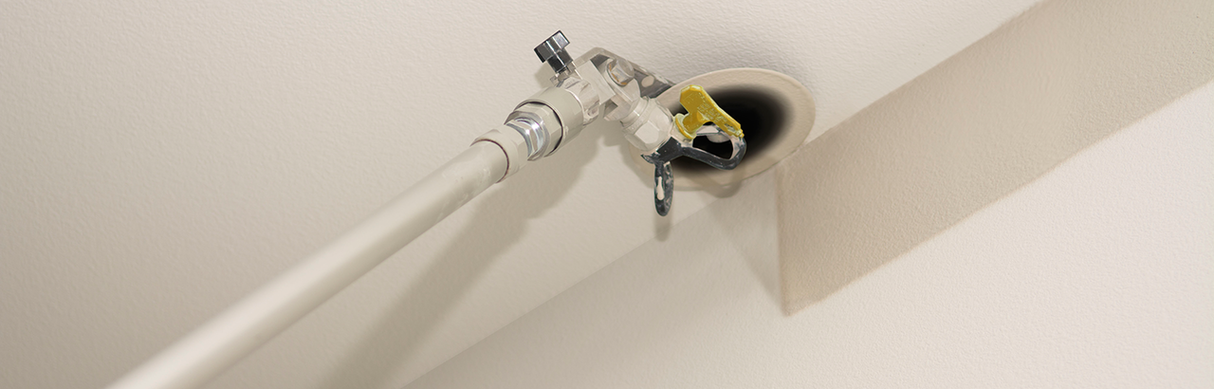 Wagner SpeedShield cutting in a wall close up