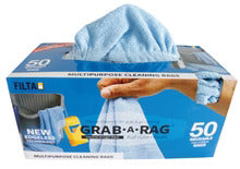 Grab-A-Rag Microfibre Rags - Dispenser Box Of 50 Rags