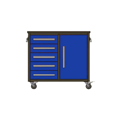 Ultimate Garage Workbench With Combo Drawer And Cupboard Storage