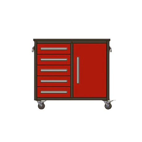 Ultimate Garage Workbench With Combo Drawer And Cupboard Storage