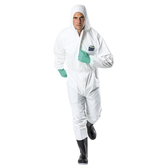 Box Of 50 - Titan 380 Disposable Coveralls, Rated For Protection Against Chemical, Asbestos And Bio-hazard Contamination