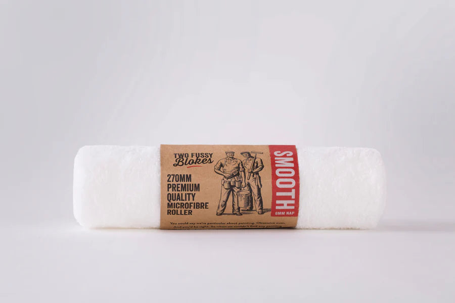 Buy The Box 270mm x 5mm Two Fussy Blokes Ultimate Finishing Smooth Microfibre Roller Sleeves - 12 Pack