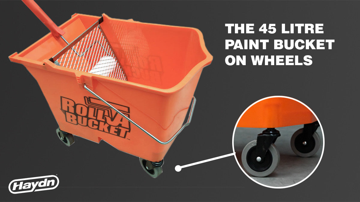 RollaBucket - The 45 Litre Paint Tray On Wheels