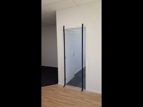 Temporary Renovation Door - Dust Containment Made Easy