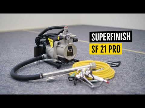 Wagner SuperFinish SF21 Pro Hopper - Ultimate Fine Finish Airless Spray Unit