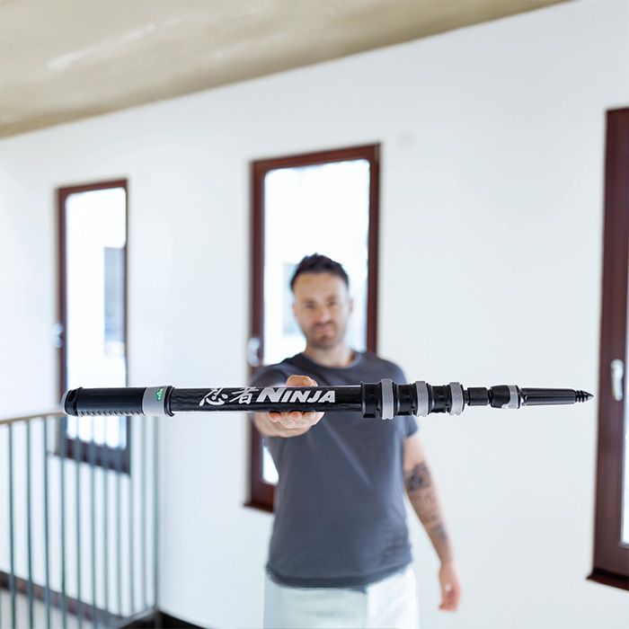 Unger Ninja 100% Carbon Telescopic Window Cleaning Extension Poles