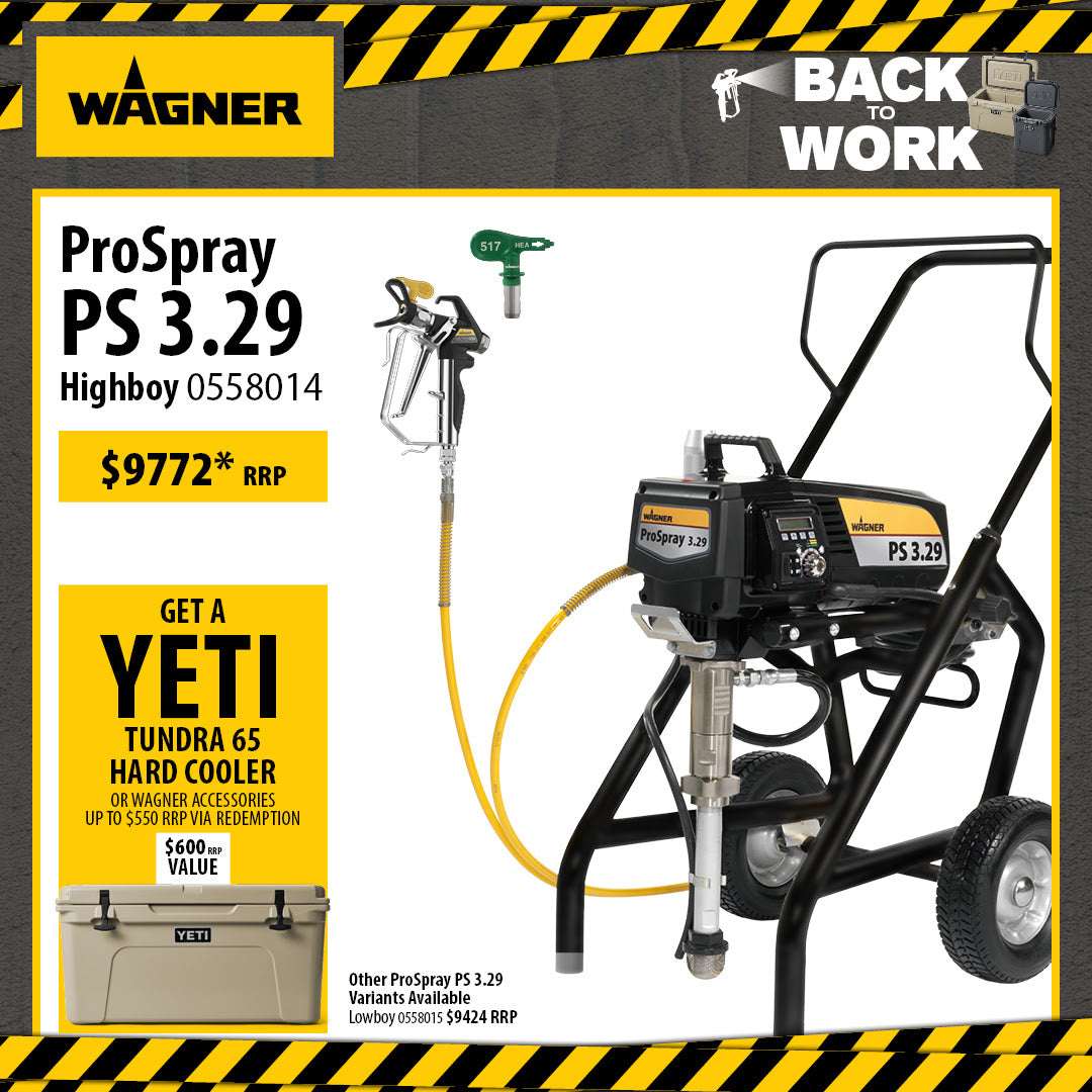 Wagner ProSpray PS3.29 High Boy - When Performance Is Paramount!