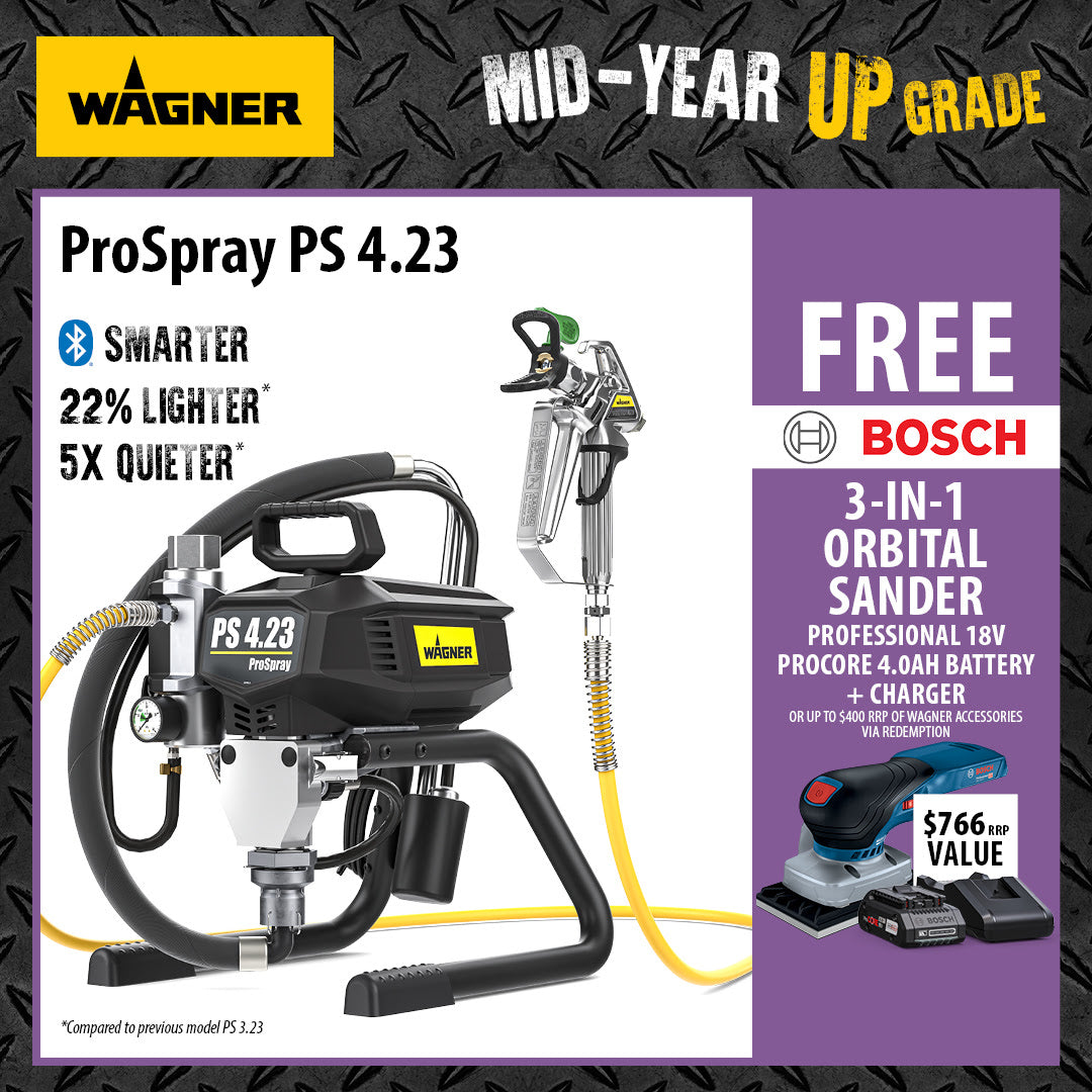 Wagner Pro Spray PS4.23 - This Sprayer Delivers Superior Results - Added Value!!