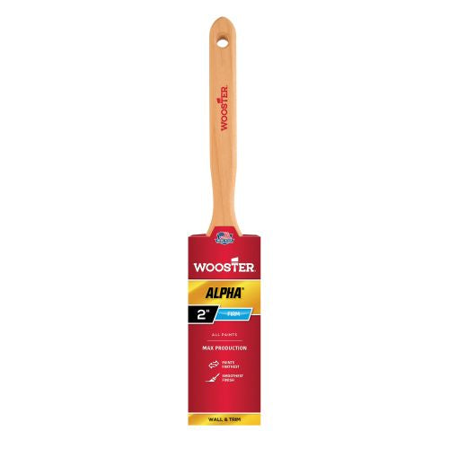 Wooster Alpha Flat Long Handled Sash Paint Brush