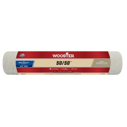 350mm Wooster 50/50 Roller Sleeves - Lambswool / Polyester - 2 Nap Lengths
