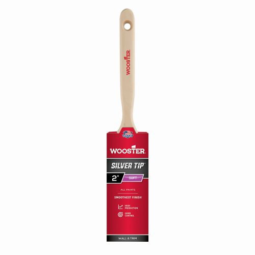 Wooster Silver Tip Paint Brush FS - Long Handle Straight Cut Sash Brush