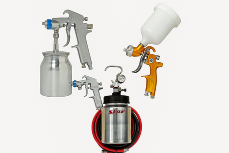 Choosing the Correct Spray Painting System Part 3 - The 3 Styles Of Conventional Spray Guns