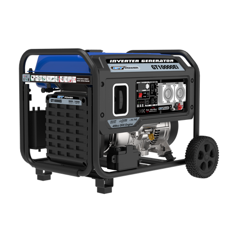 GT Power 9000W Electric Start Open Frame Inverter Generator