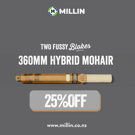 360mm x 5mm Two Fussy Blokes Hybrid Roller Sleeves - For Industrial Coatings