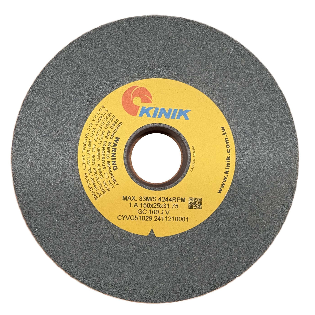 150mm x 25 Green Silicon Carbide Grinding Wheels - Multi Bore