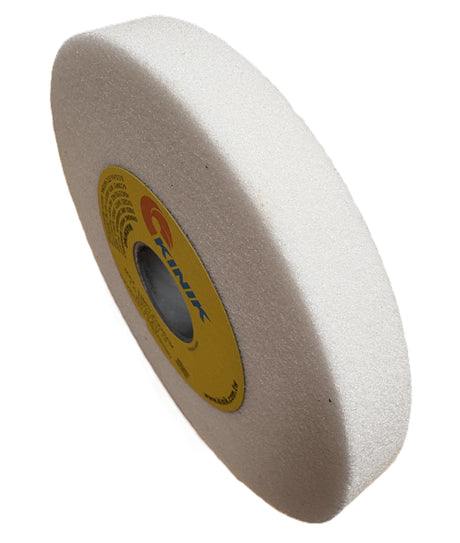 205mm x 19mm White Aluminium Oxide Grinding Wheels - Multi Bore