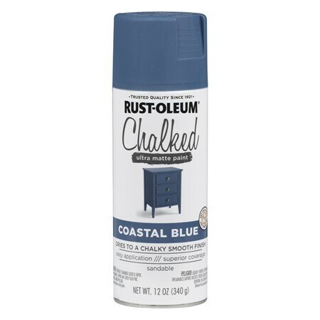 Rust-Oleum Chalked Spray Paint  -   '12 Beautiful Pastel Colours!'