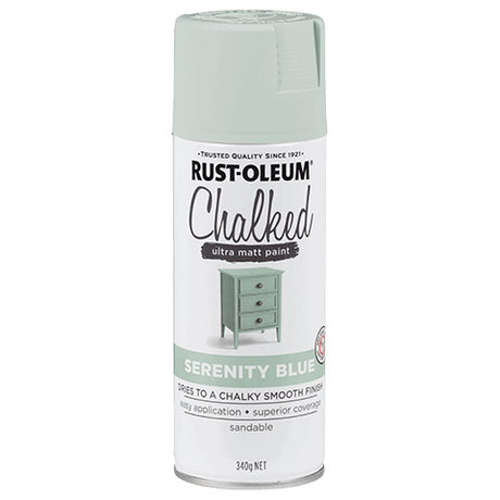 Rust-Oleum Chalked Spray Paint  -   'Timeless Beautiful Pastel Colours!'