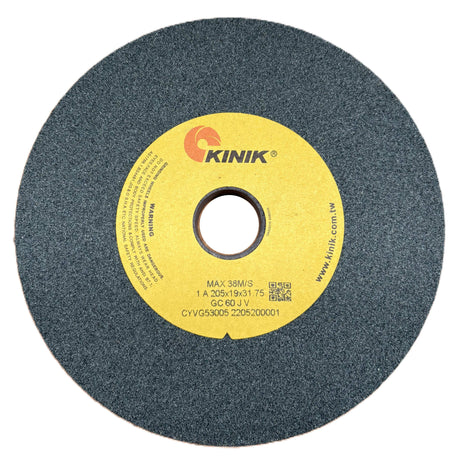 205mm x 19 Green Silicon Carbide Grinding Wheels - Multi Bore