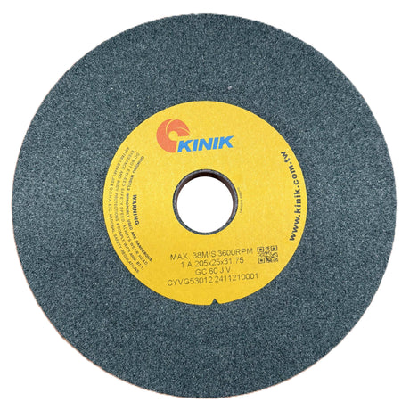205mm x 25 Green Silicon Carbide Grinding Wheels - Multi Bore