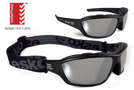 Combat X4 Safety Glasses, Meets USA Military Ballistic Eyewear Standard.