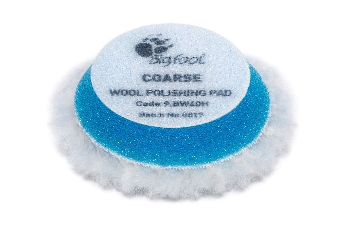 RUPES BigFoot Coarse Wool Polishing Pads - Various Sizes Available
